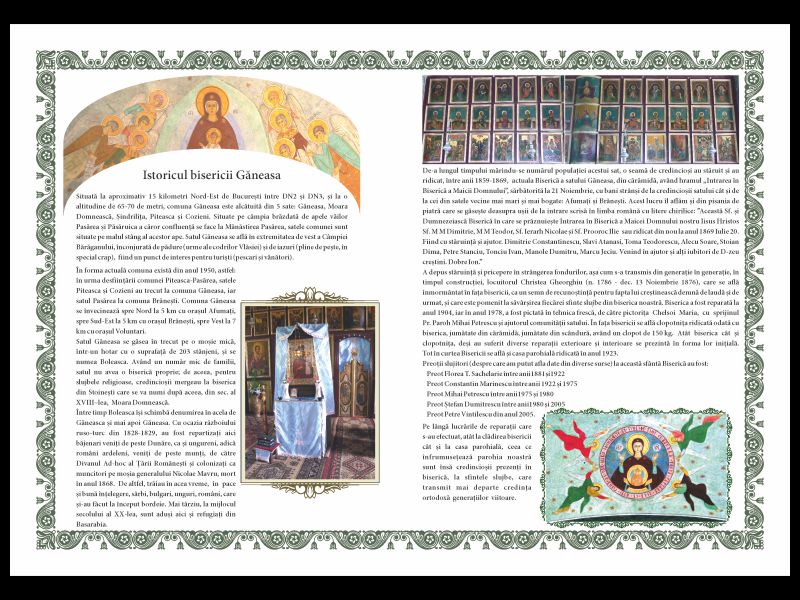 Interior Ganeasa Church Leaflet